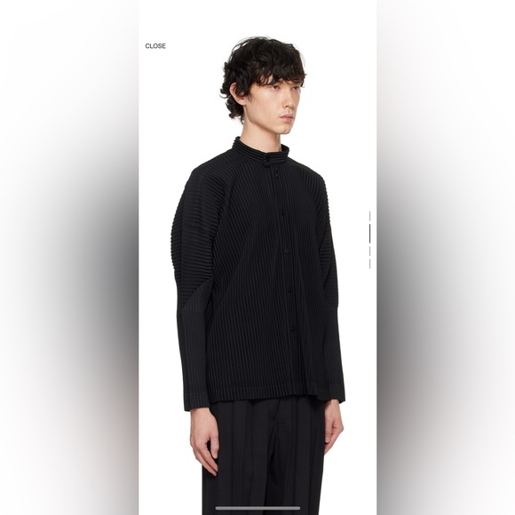 HOMME PLISSE Issey Miyake Black Monthly Color September Shirt XL/ 4 - Picture 2 of 14